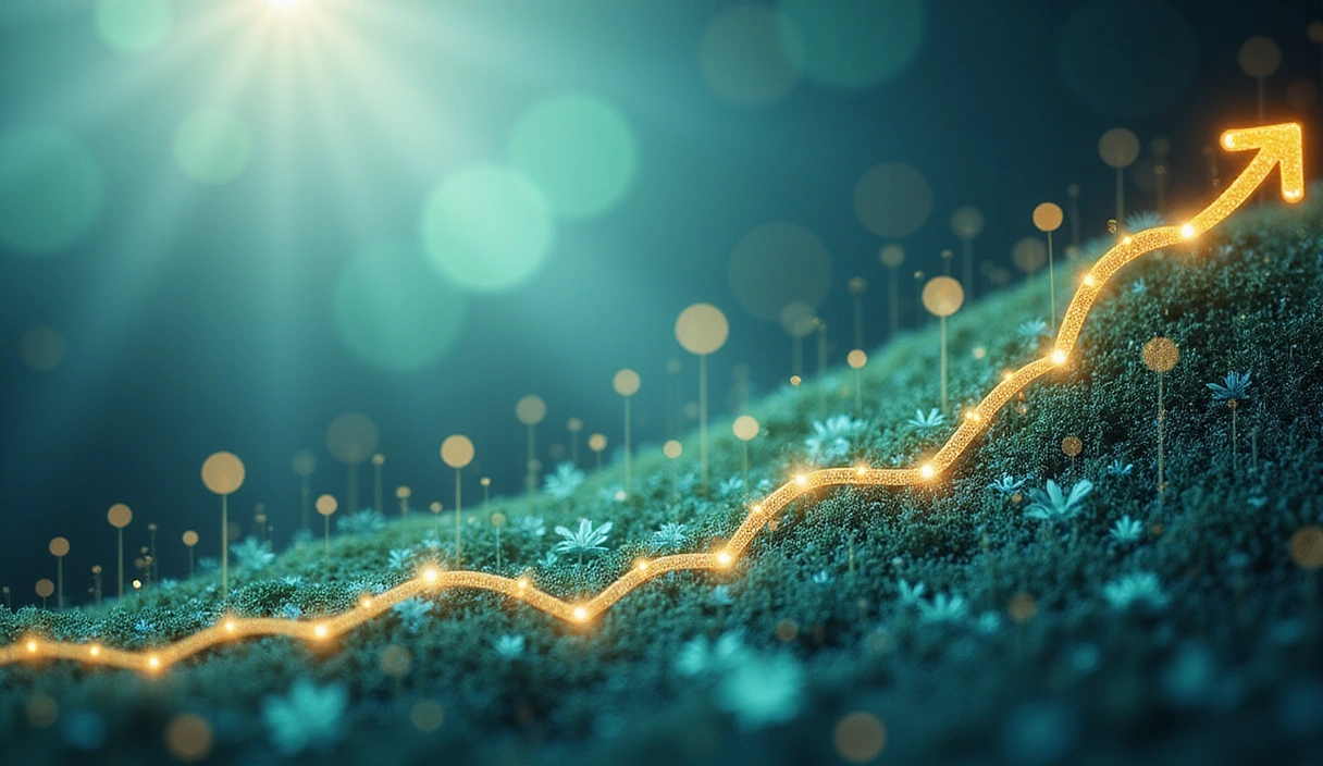 Abstract image representing business growth, collaboration, and success, with subtle geometric shapes and a modern, professional feel.